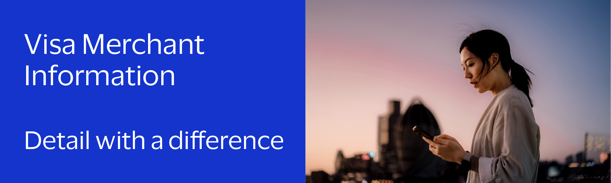 Visa Merchant Information: Detail with a difference