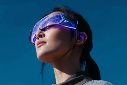 Two professionals analysing data in a server room